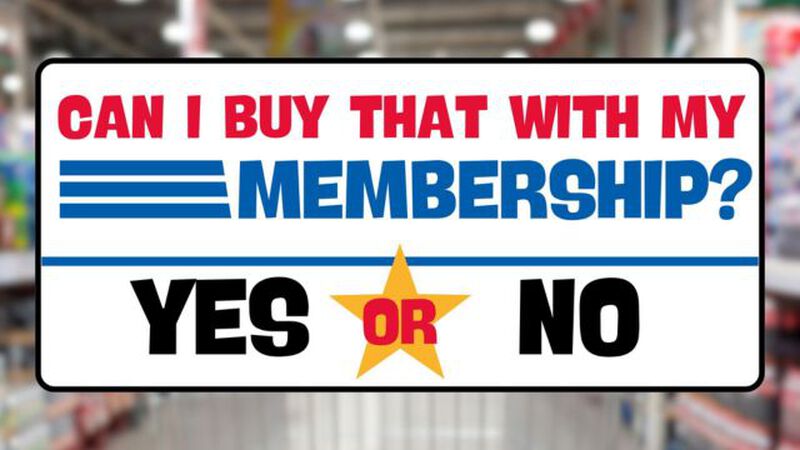 Can I Buy That With My Membership?